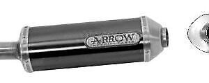 Arrow Maxi Race-Tech Exhaust, Aluminum Dark Kawasaki ER-6N / F & Versys 650 71698AON