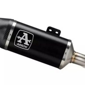 Arrow Dark Aluminum Slip-on Exhaust Indy Race F900R/XR 2020-2024 71915akn