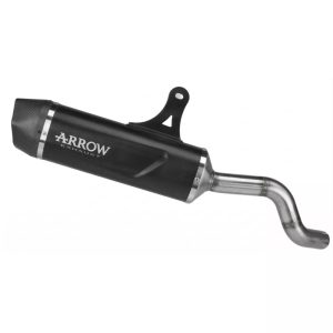 Arrow CF MOTO 700MT ADV E5+ '25/'26 INDY RACE EVO ALUMINIUM DARK EXHAUST 72677AKN
