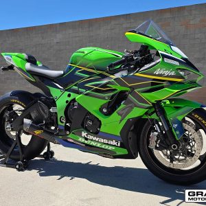 Graves Kawasaki ZX-10R OEM Bodywork Graphics Set - Green / Blue - STK-26ZX10-001